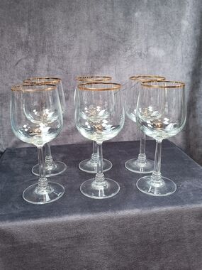 Jasmin By Crystal Clear. Discontinued Line. Set Of 6 Hand Blown In Germany.